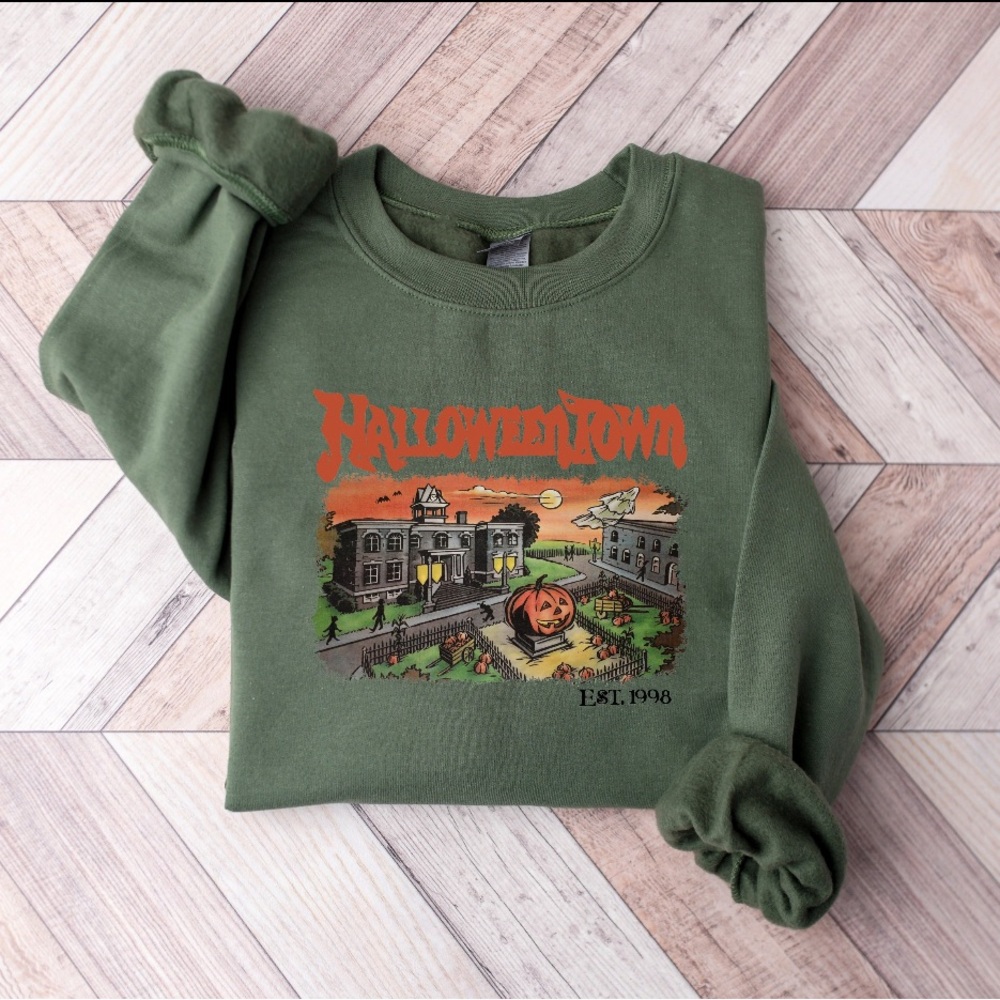 Halloween town crew neck Sweater